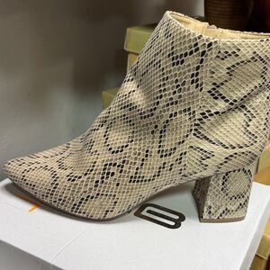 Snakeskin Ankle Boots